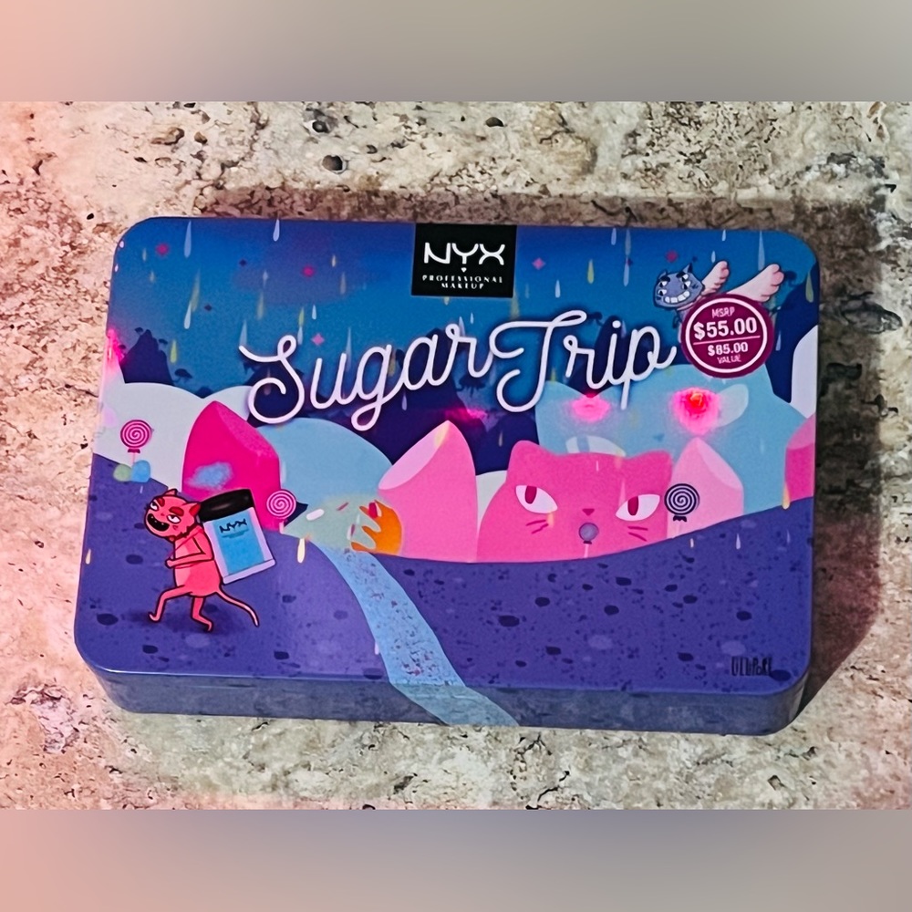 Limited Addition NYX Sugar Trip Glitter Pack. 10 glitter containers & primer.